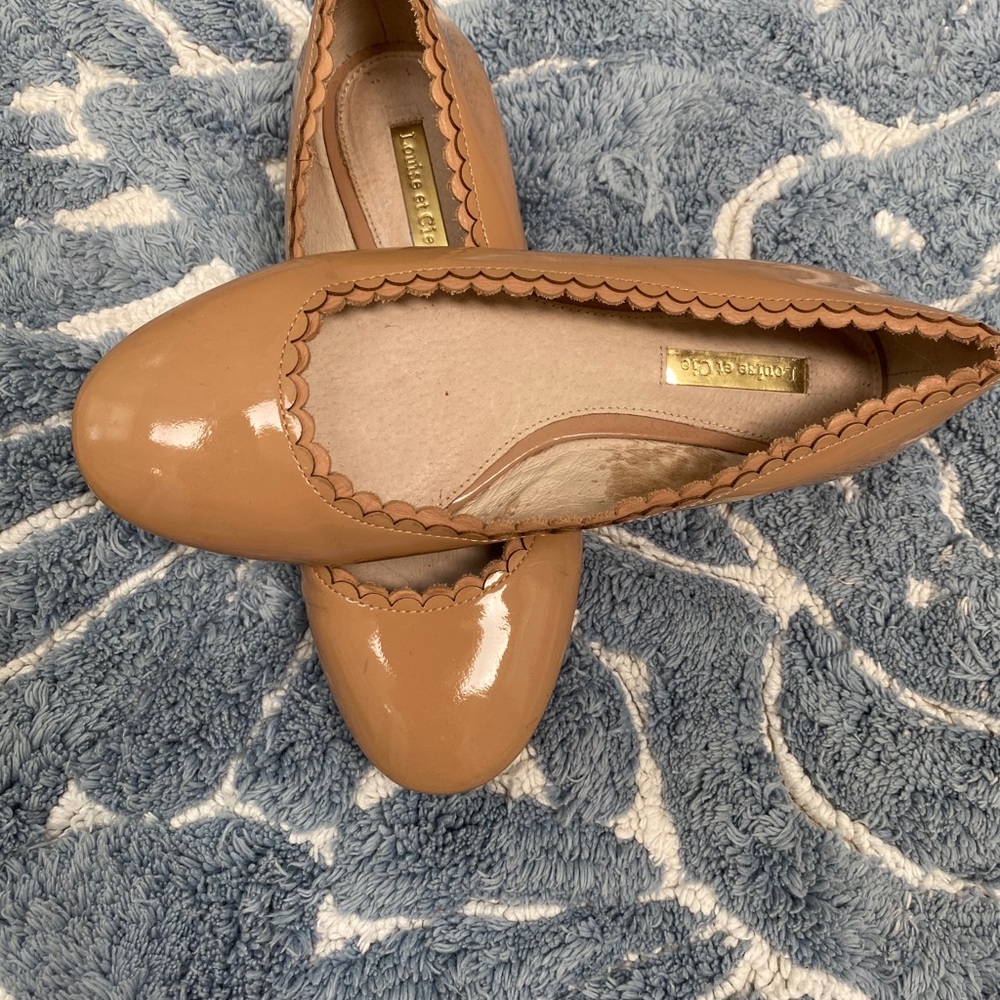 Louise Et cie scalloped nude flats